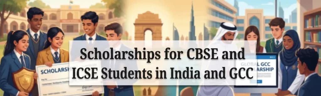 Types of Scholarships for CBSE and ICSE Students in India & GCC 2026